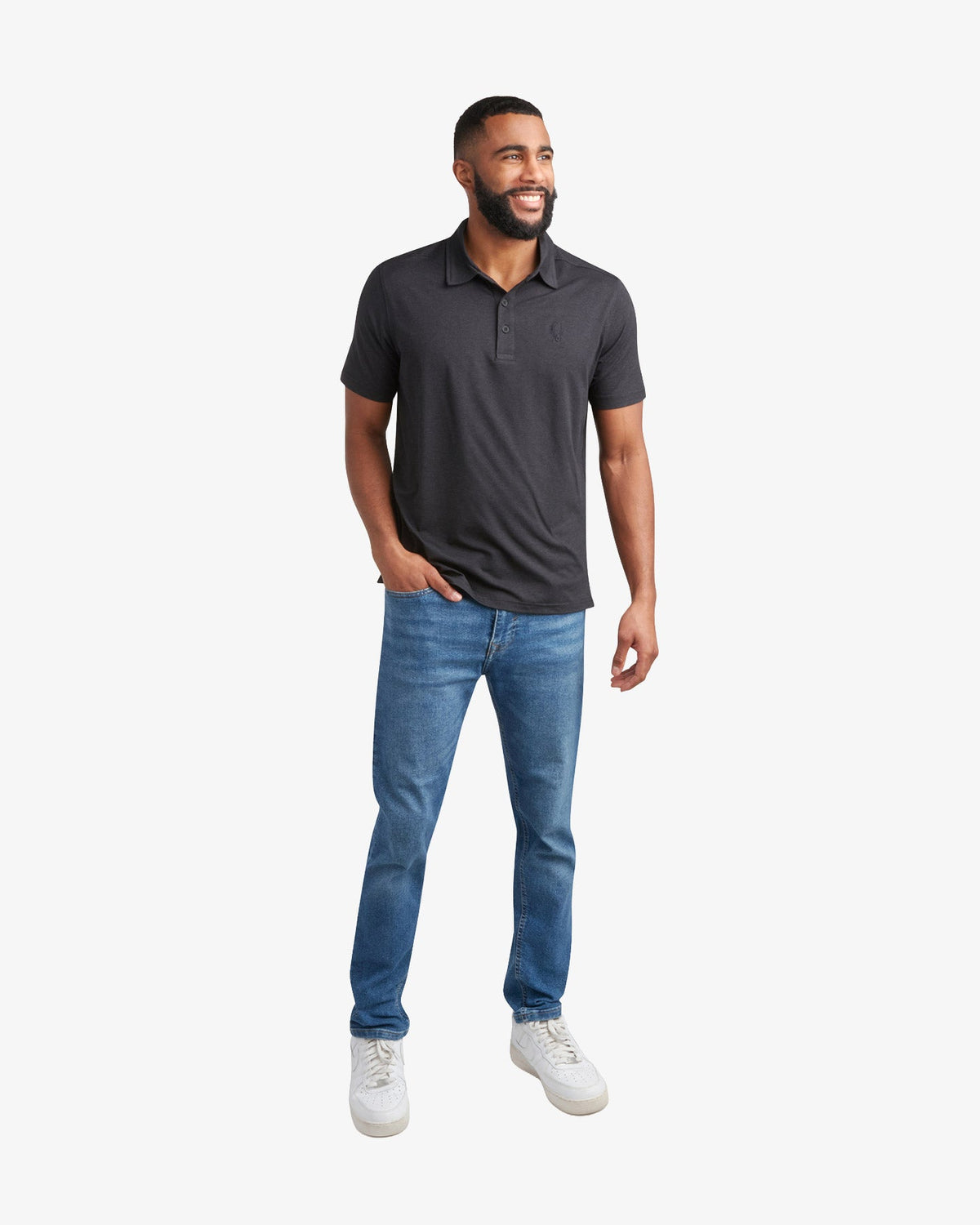 Men's Short Sleeve Jersey Polo - Black | Spyder Tops