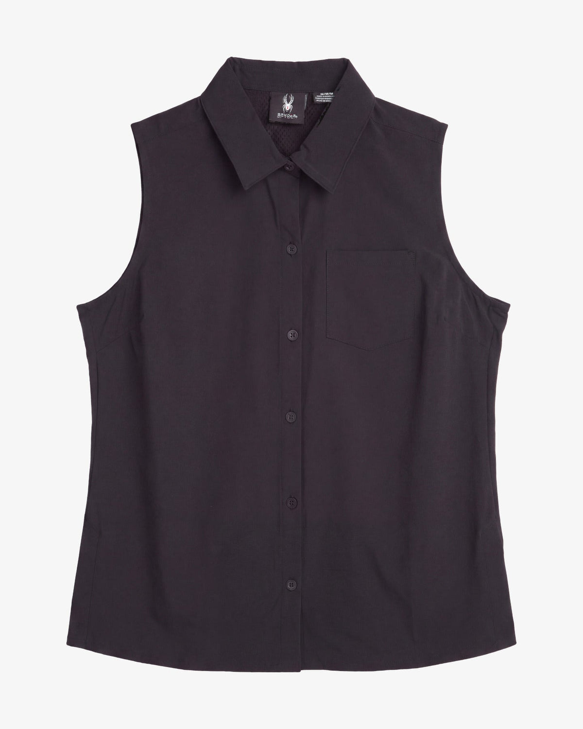 Women's Sleeveless Woven Top - Black | Spyder Tops