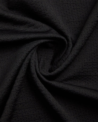 Men's Short Sleeve Jacquard Polo - Black | Spyder Tops