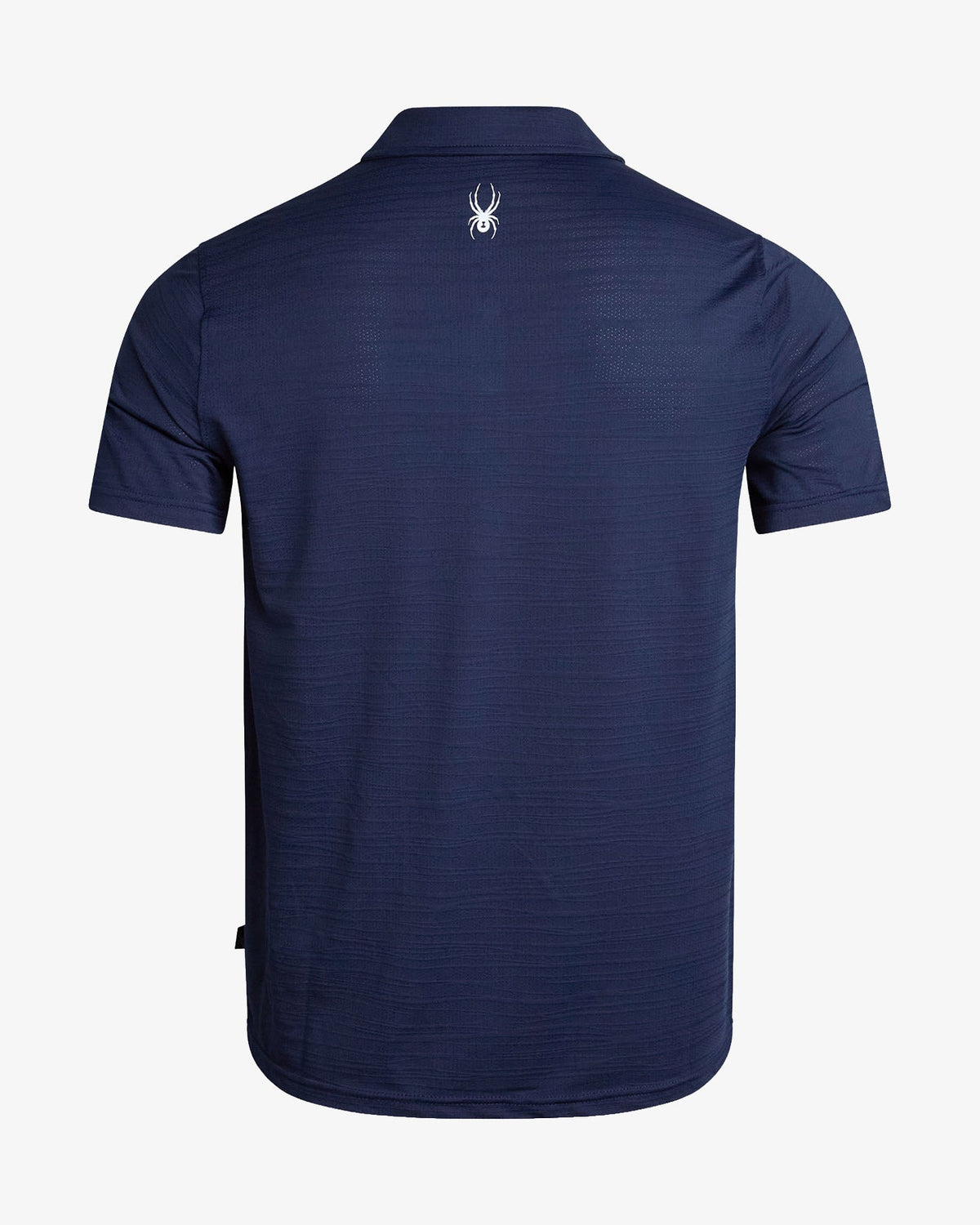Men's Short Sleeve Jacquard Polo - Navy | Spyder Tops