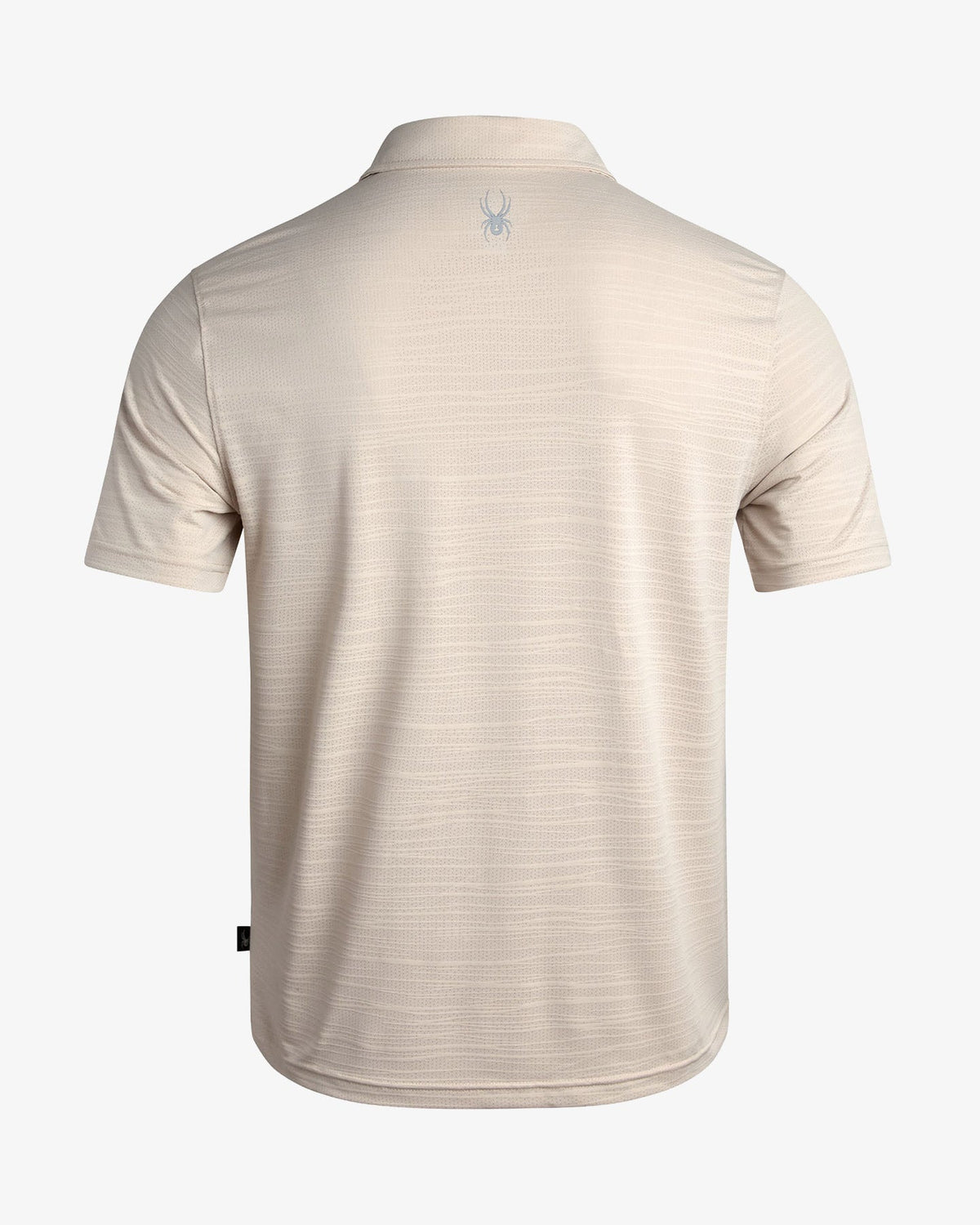 Men's Short Sleeve Jacquard Polo - Bone | Spyder Tops