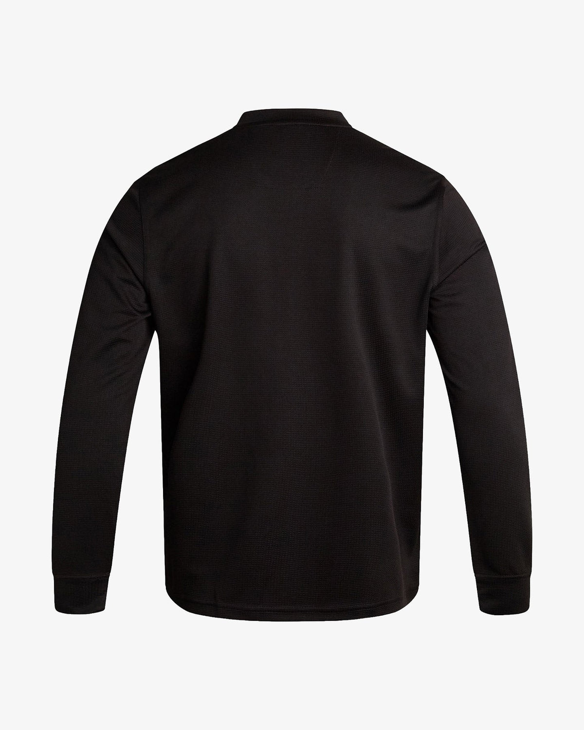 Men's Long Sleeve Thermal Henley - Black | Spyder Tops