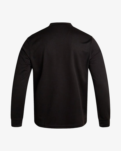 Men's Long Sleeve Thermal Henley - Black | Spyder Tops