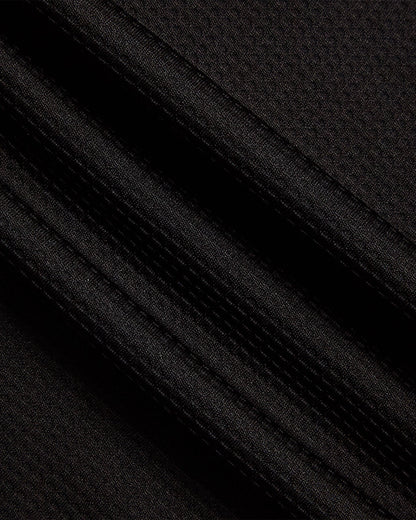 Men's Long Sleeve Thermal Henley - Black | Spyder Tops