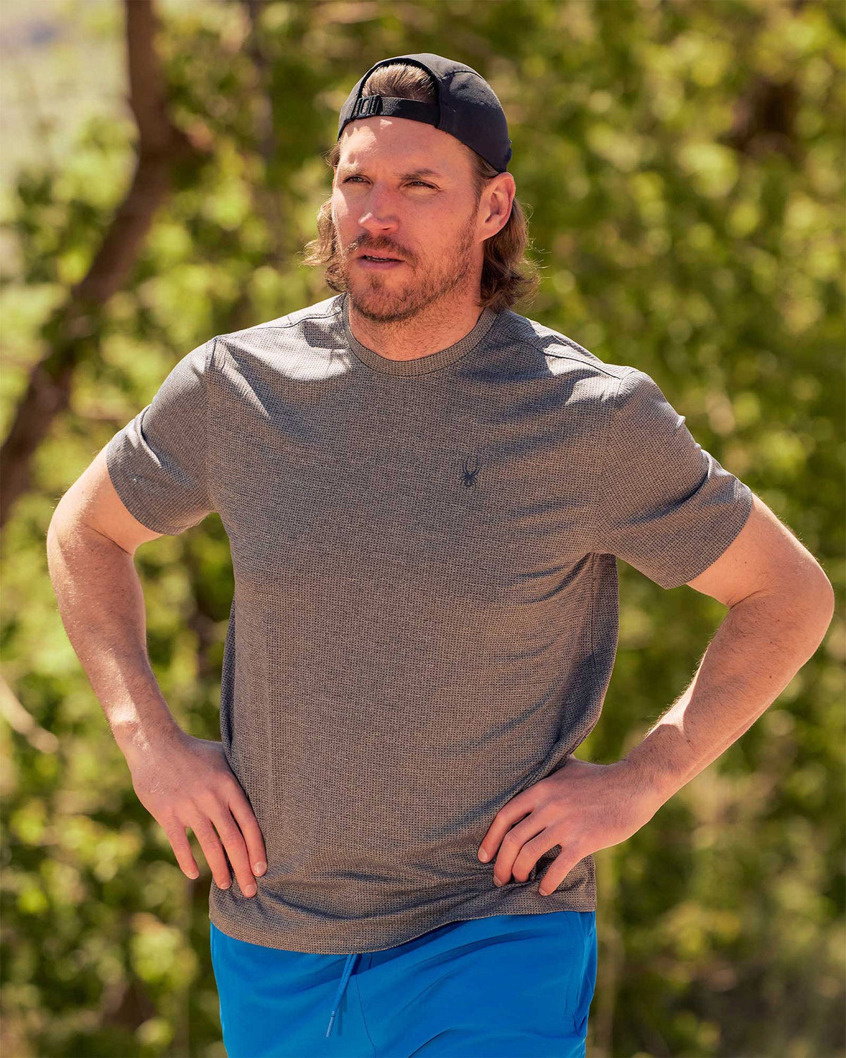 Men's Short Sleeve - Light Gray | Spyder Tops