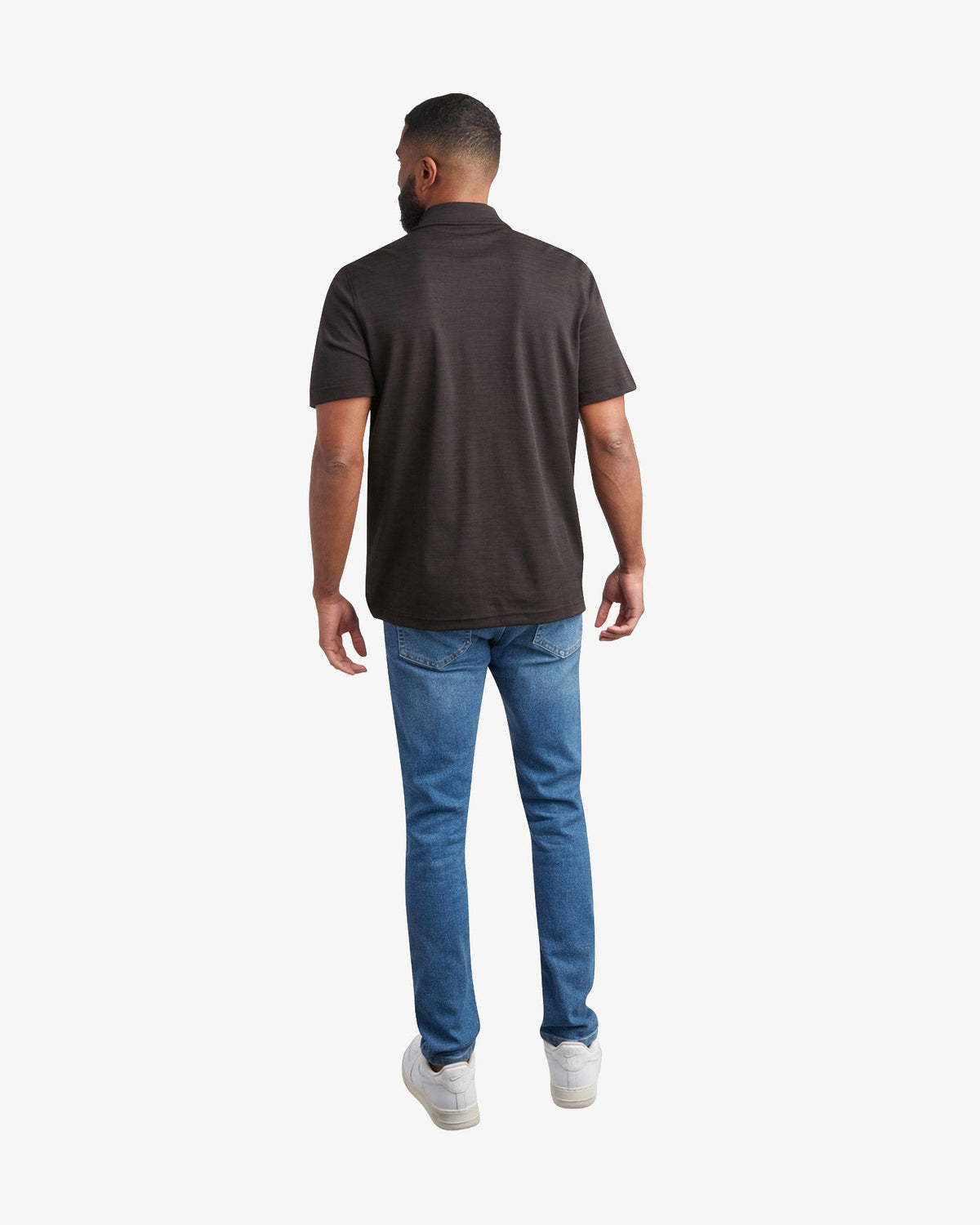 Men's Short Sleeve Tech Polo - Heather Black | Spyder Tops