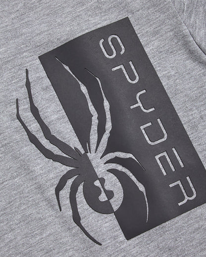 Men's Split Logo Long Sleeve - Heather Gray | Spyder Tops