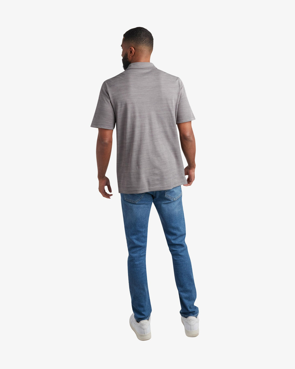 Men's Short Sleeve Tech Polo - Heather Gray | Spyder Tops