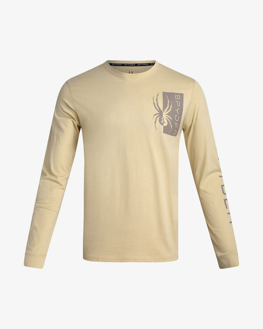 Men's Split Logo Long Sleeve - Cloud | Spyder Tops