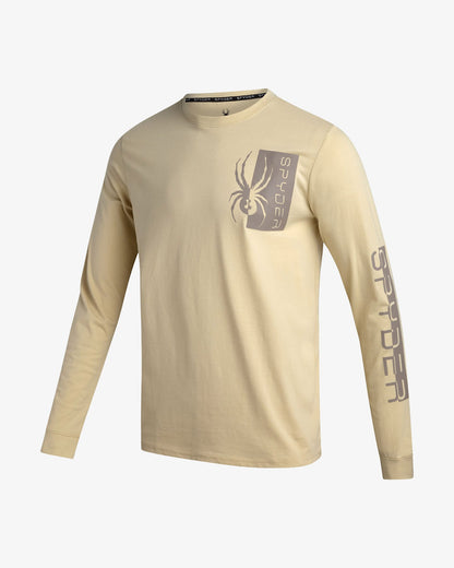 Men's Split Logo Long Sleeve - Cloud | Spyder Tops