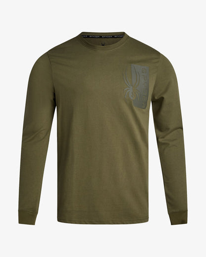 Men's Split Logo Long Sleeve - Sage | Spyder Tops