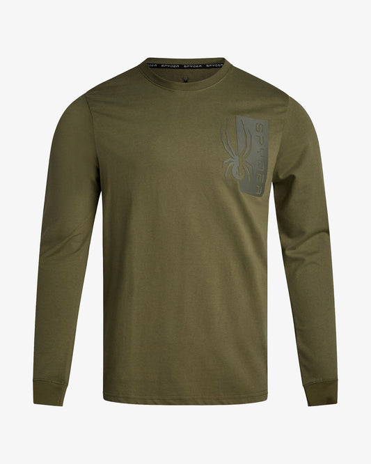 Men's Split Logo Long Sleeve - Sage | Spyder Tops