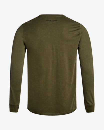 Men's Split Logo Long Sleeve - Sage | Spyder Tops