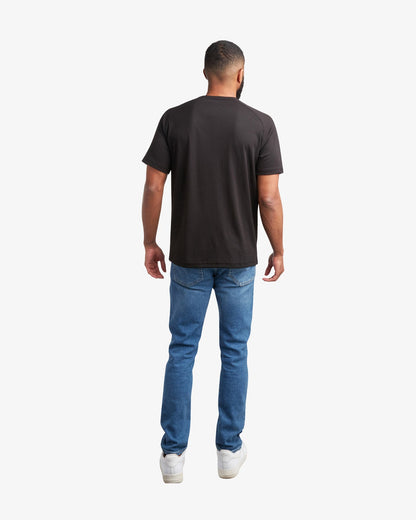 Men's Short Sleeve Henley - Black | Spyder Tops
