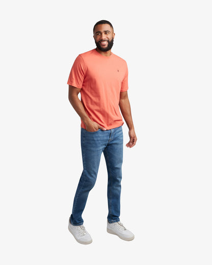 Men's Short Sleeve Mountain Tee - Burnt Orange | Spyder Tops