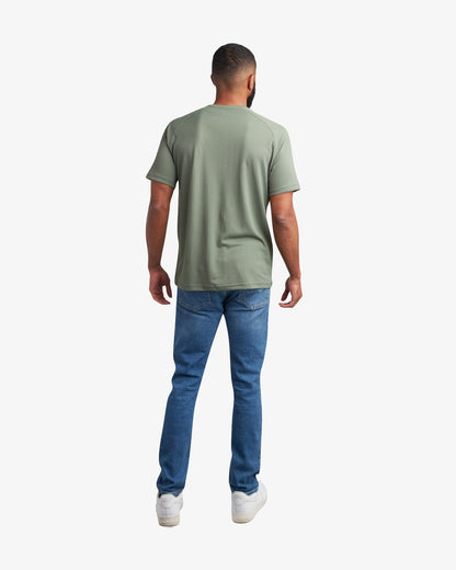 Men's Short Sleeve Henley - Spruce Green | Spyder Tops