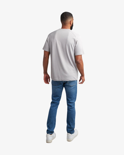 Men's Short Sleeve Henley - Pewter | Spyder Tops