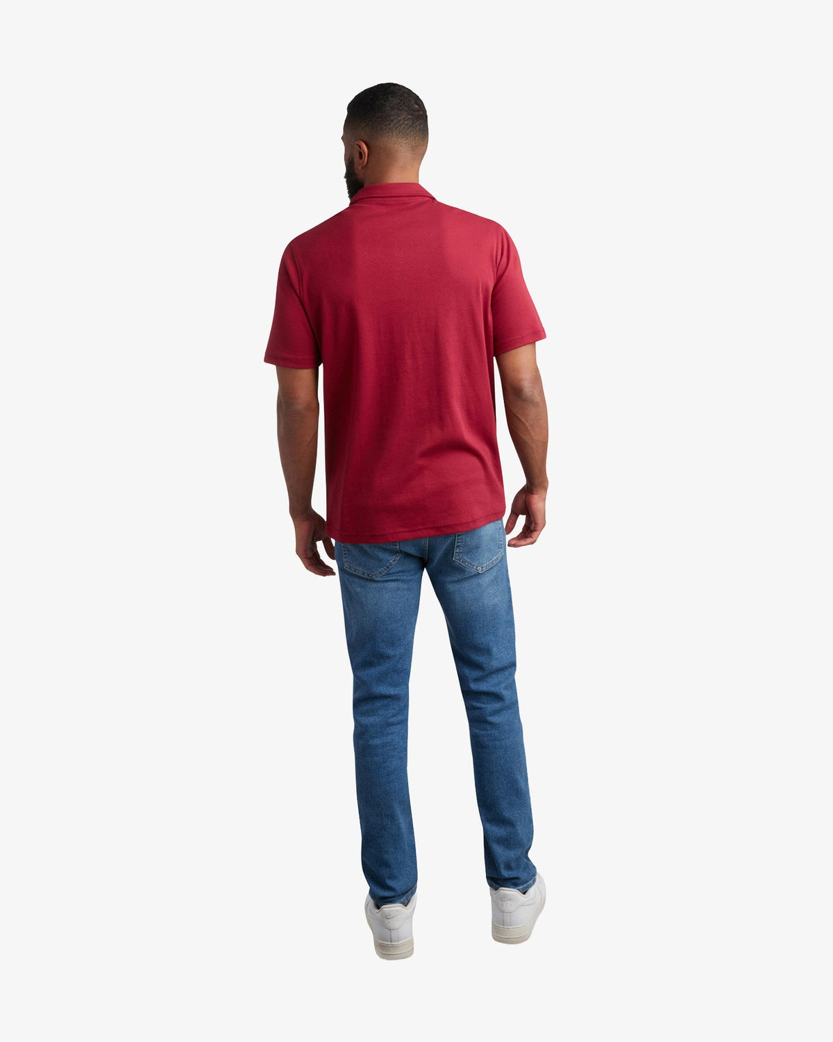 Men's Short Sleeve Interlock Polo - Redwood | Spyder Tops