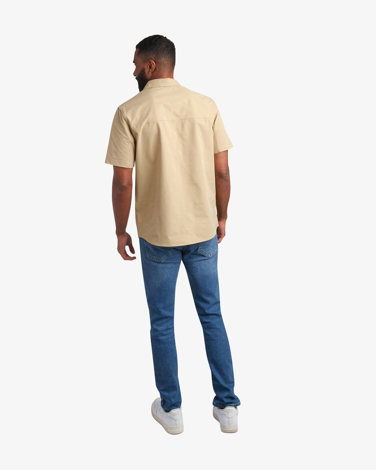Men's Short Sleeve Ripstop Polo - Khaki | Spyder Tops