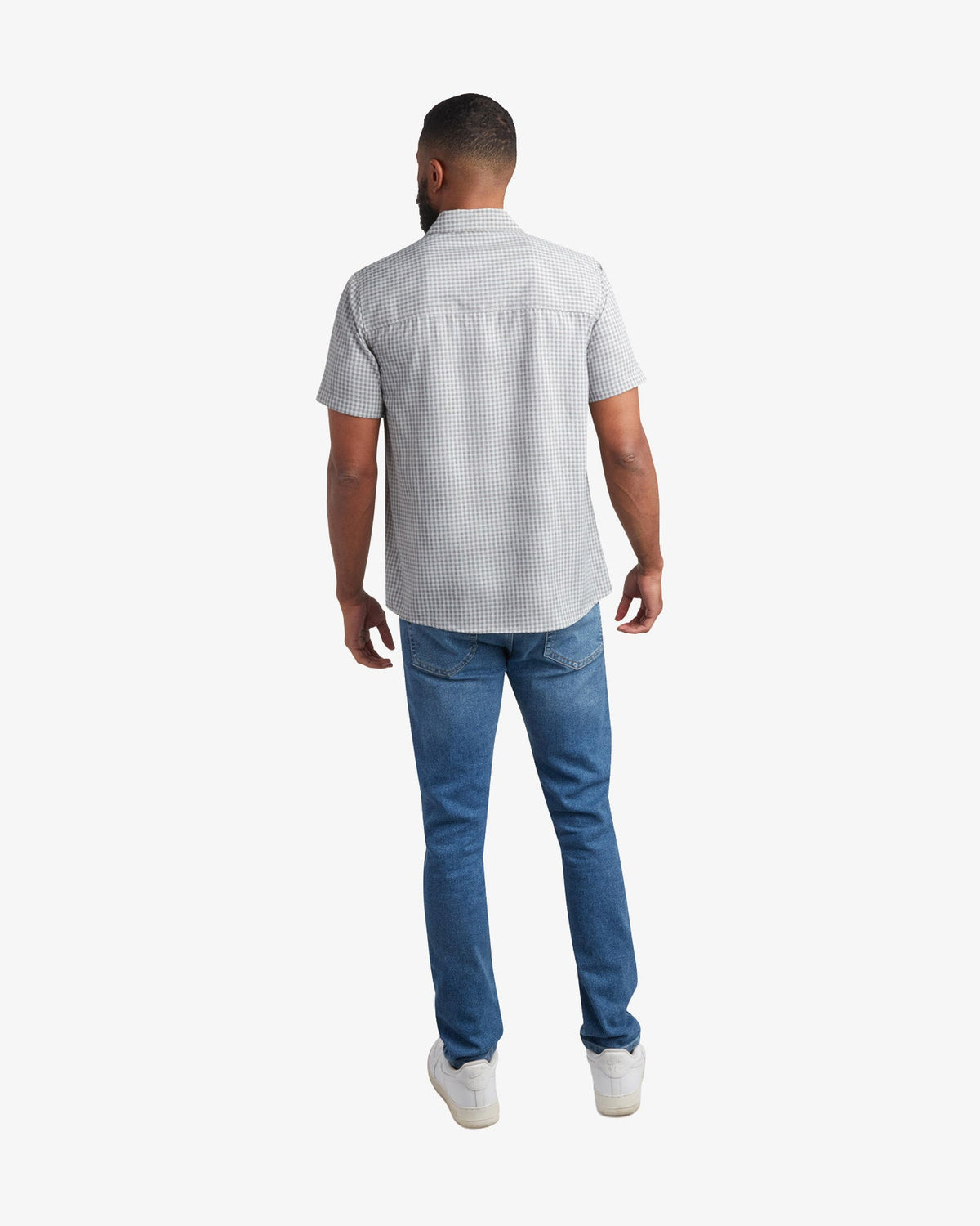 Men's Short Sleeve Check Polo - Gray | Spyder Tops