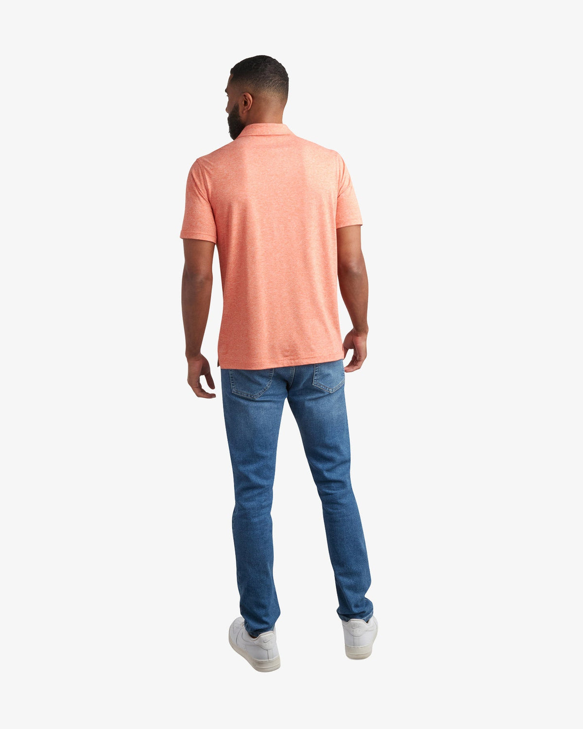 Men's Short Sleeve Jersey Polo - Burnt Orange | Spyder Tops