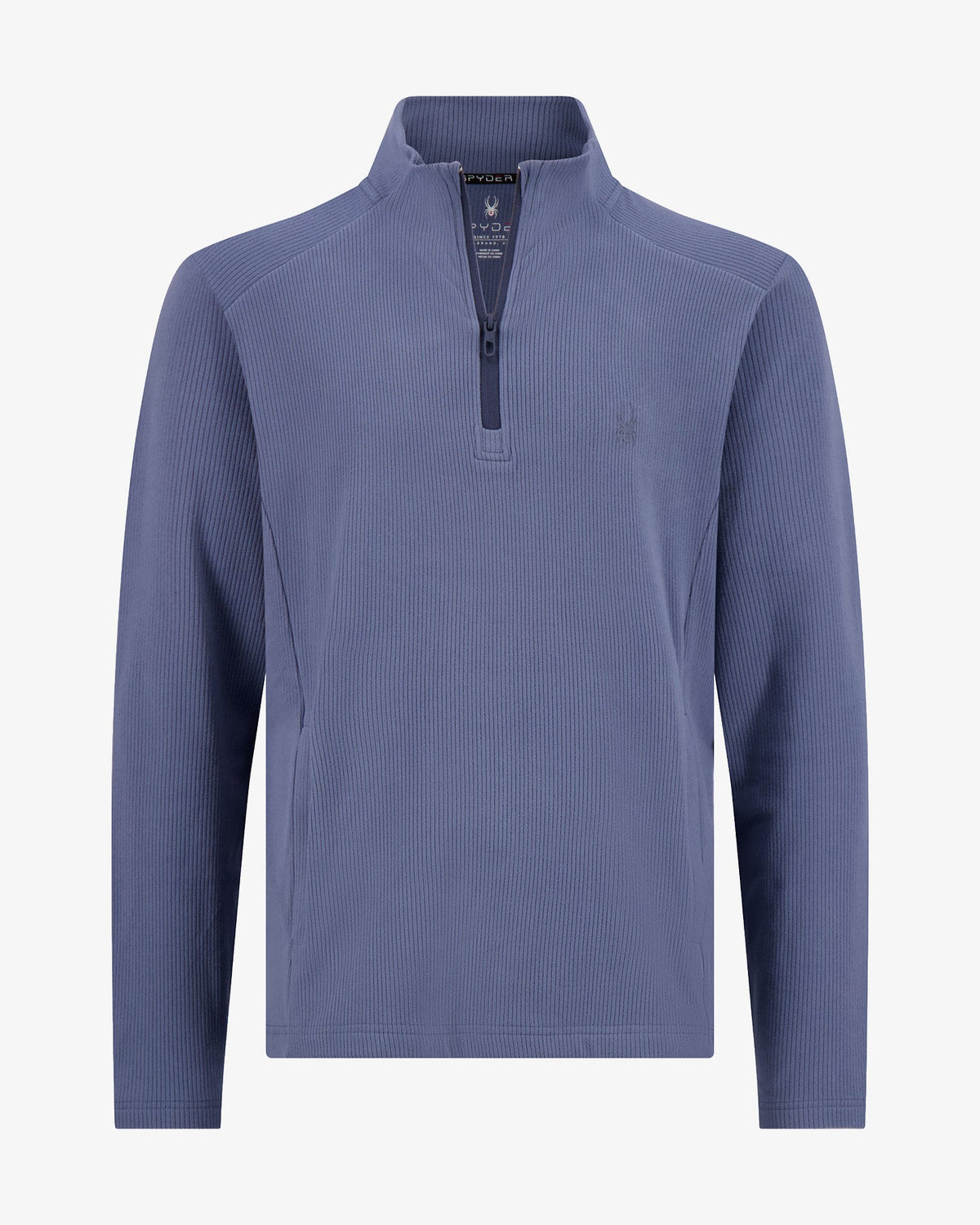 Men's Corduroy Quarter Zip - Midnight Blue | Spyder Sweatshirt