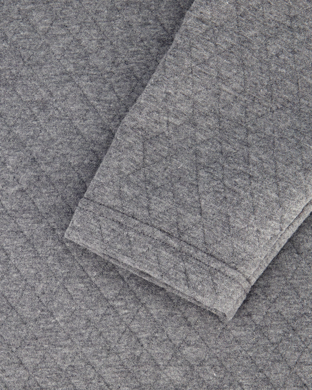 Men's Diamond Quilt Quarter Zip - Gray | Spyder Sweatshirt