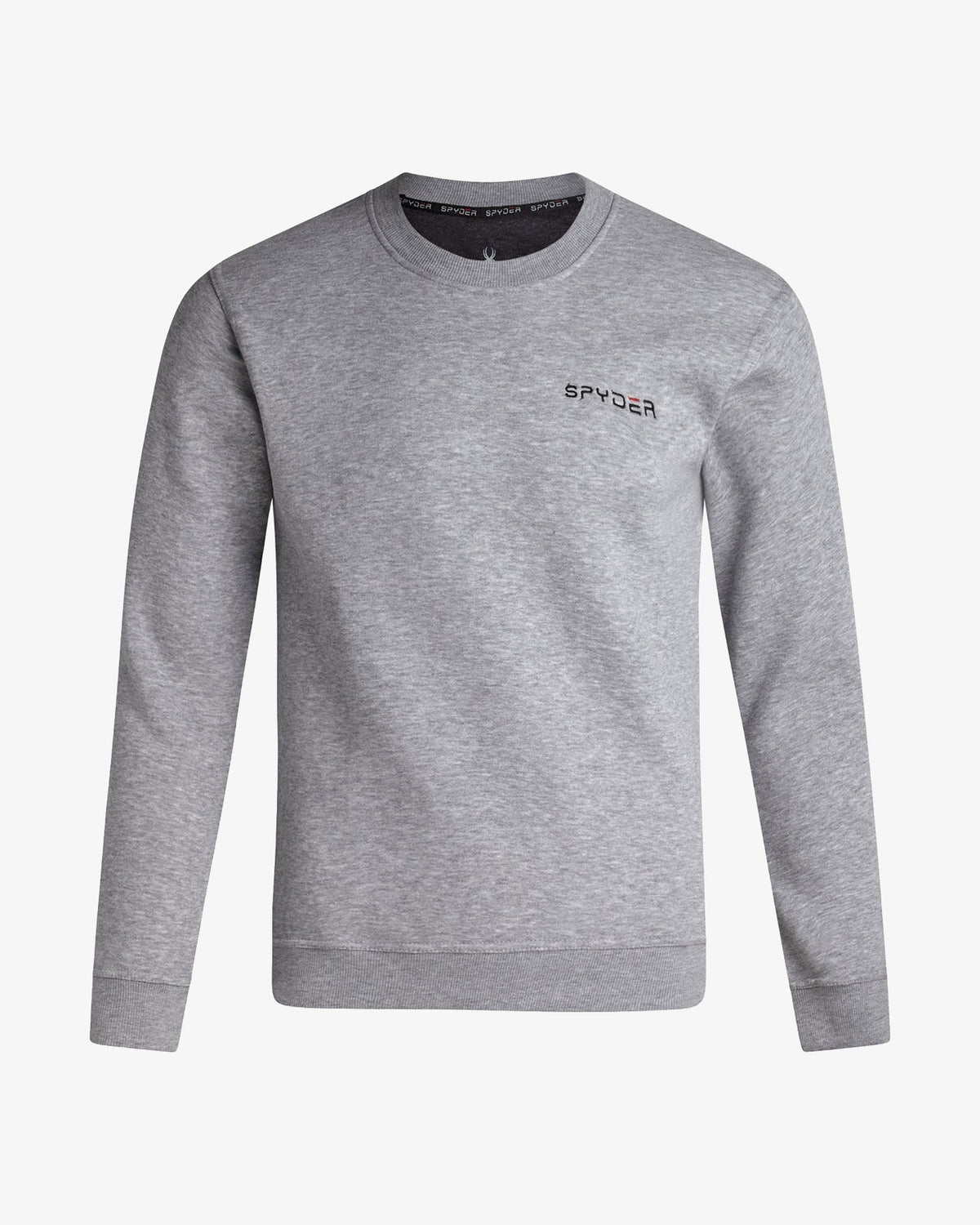 Men's Fleece Crew - Light Gray Heather | Spyder Sweatshirt