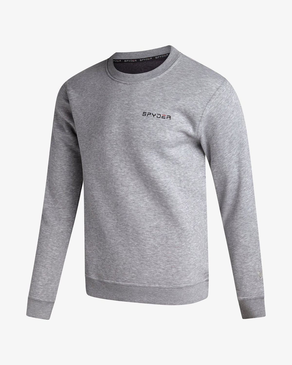 Men's Fleece Crew - Light Gray Heather | Spyder Sweatshirt