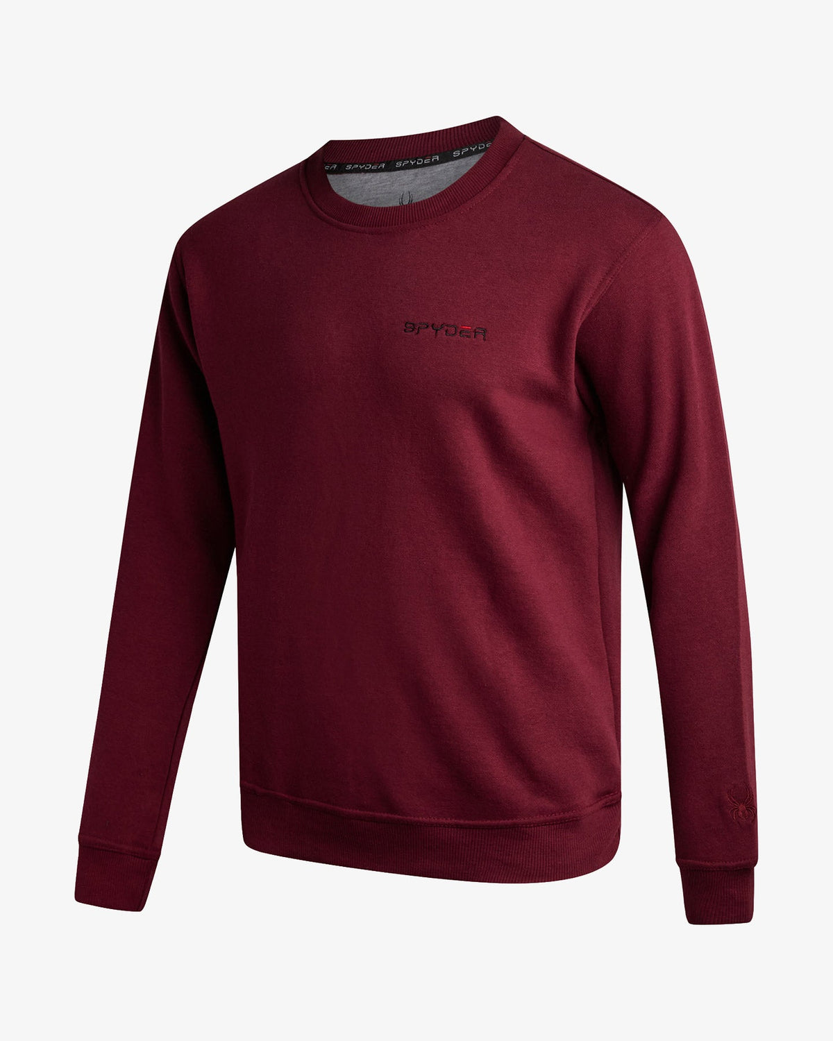 Men's Fleece Crew - Mahogany | Spyder Sweatshirt