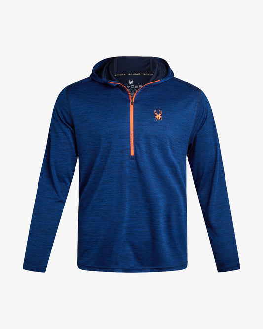 Men's Knit Half Zip - Blue | Spyder Sweatshirt