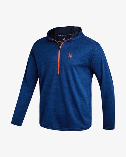 Men's Knit Half Zip - Blue | Spyder Sweatshirt