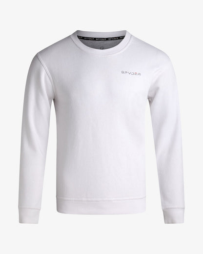 Men's Fleece Crew - White | Spyder Sweatshirt