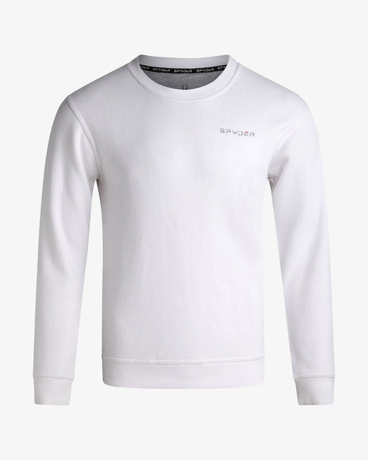 Men's Fleece Crew - White | Spyder Sweatshirt