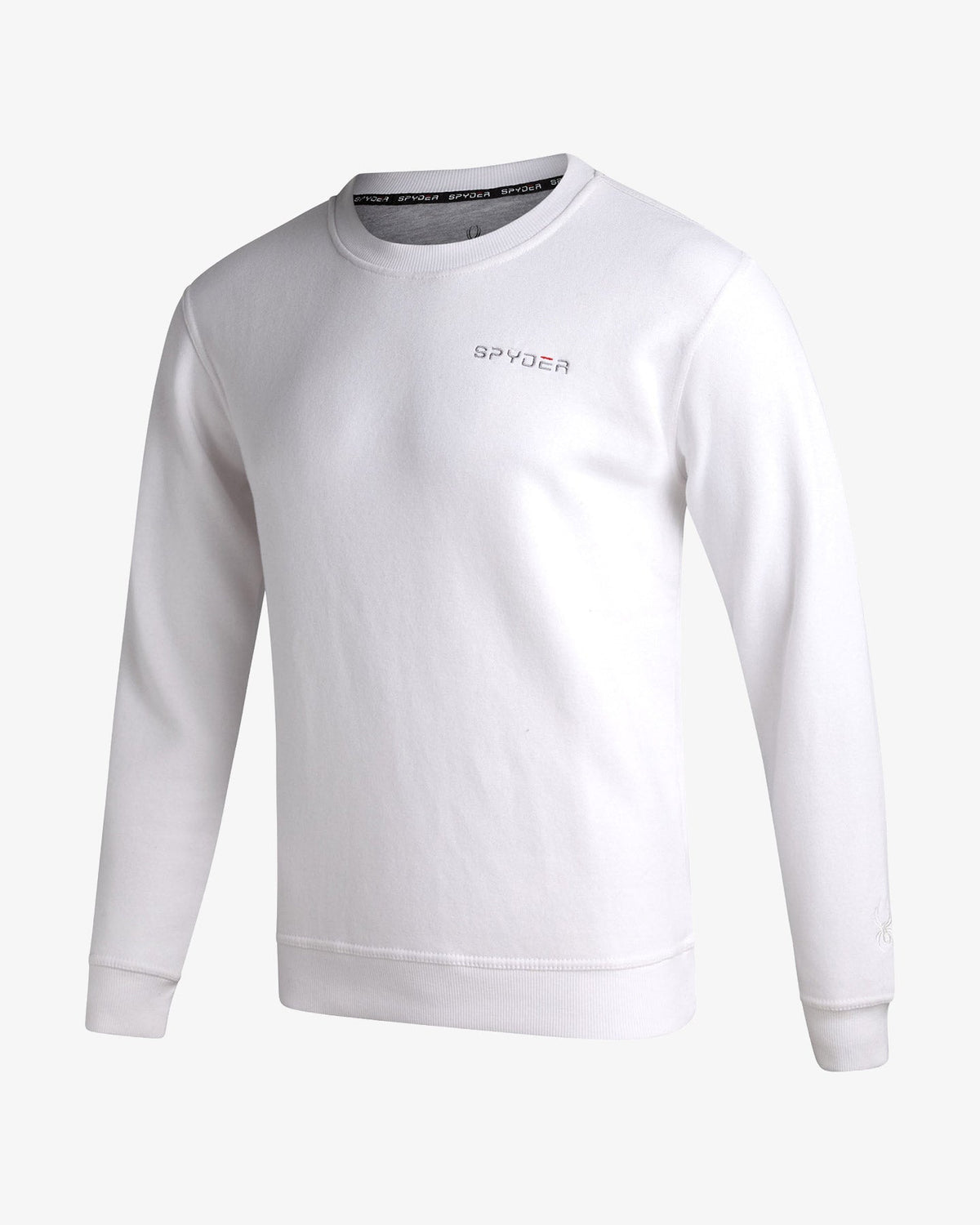 Men's Fleece Crew - White | Spyder Sweatshirt