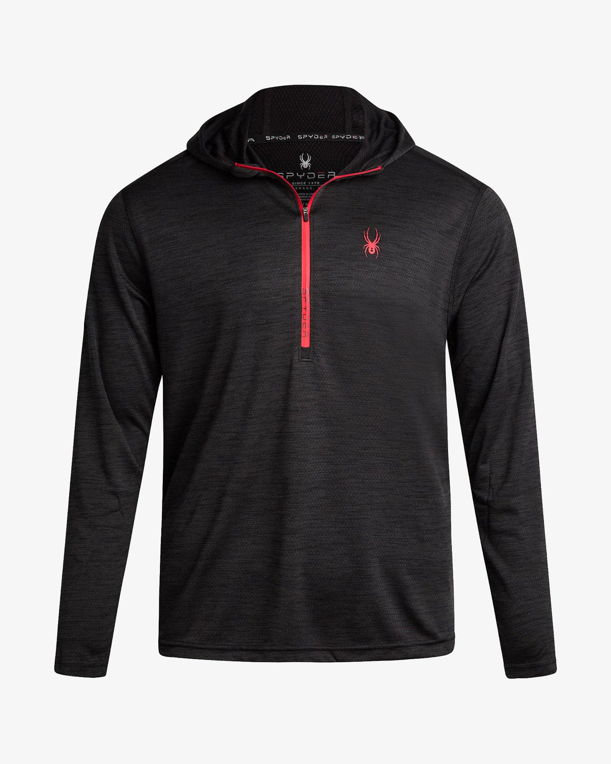 Men's Knit Half Zip - Black | Spyder Sweatshirt