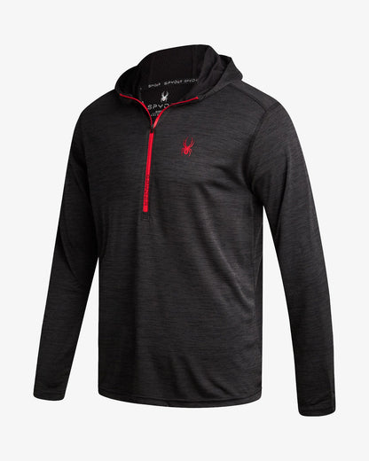Men's Knit Half Zip - Black | Spyder Sweatshirt