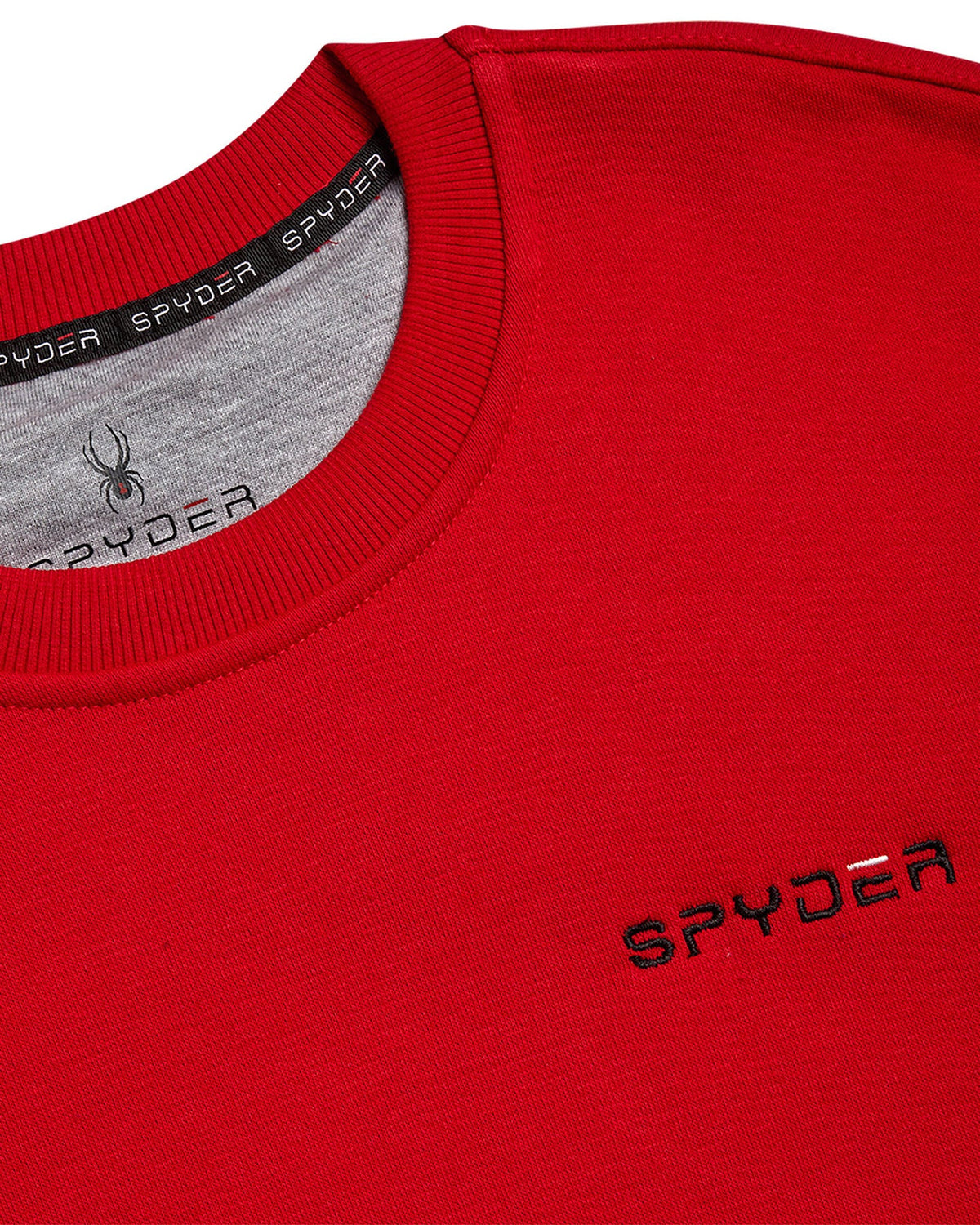 Men's Fleece Crew - Spyder Red | Spyder Sweatshirt