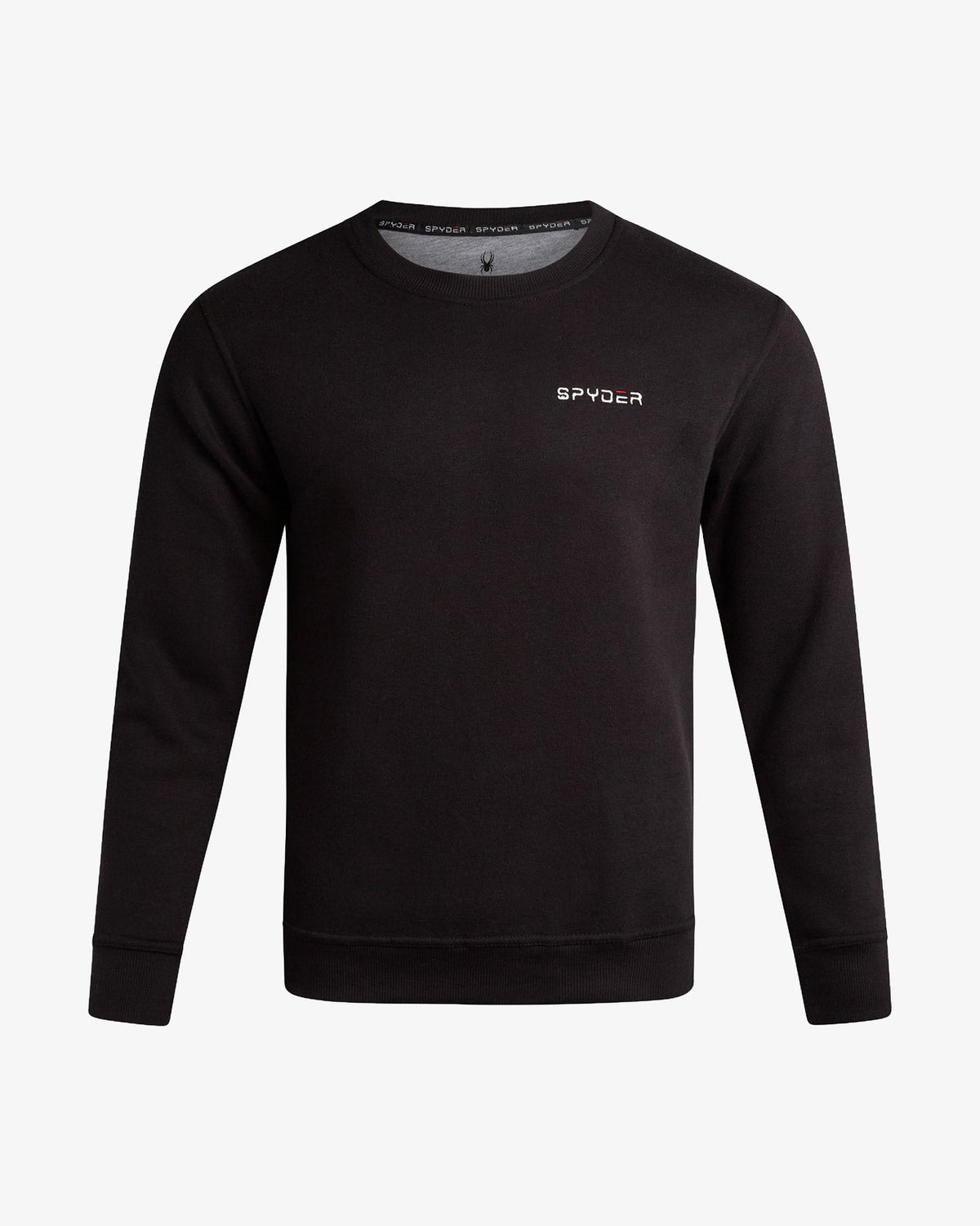 Men's Fleece Crew - Black | Spyder Sweatshirt