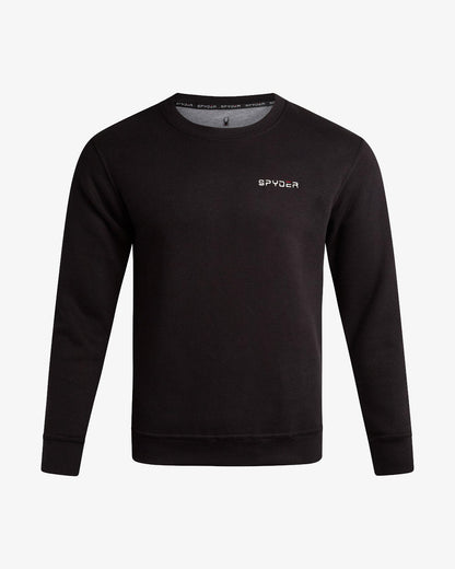 Men's Fleece Crew - Black | Spyder Sweatshirt