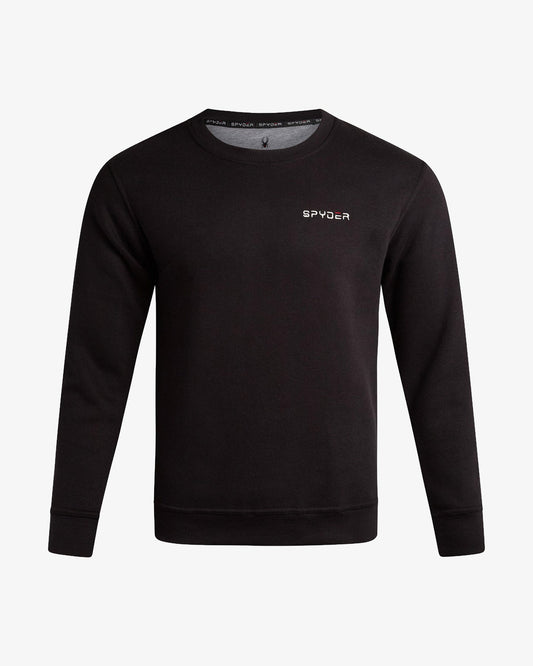 Men's Fleece Crew - Black | Spyder Sweatshirt