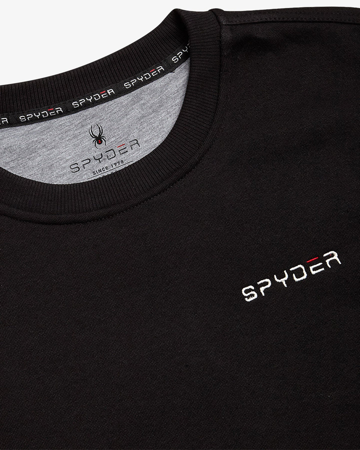 Men's Fleece Crew - Black | Spyder Sweatshirt