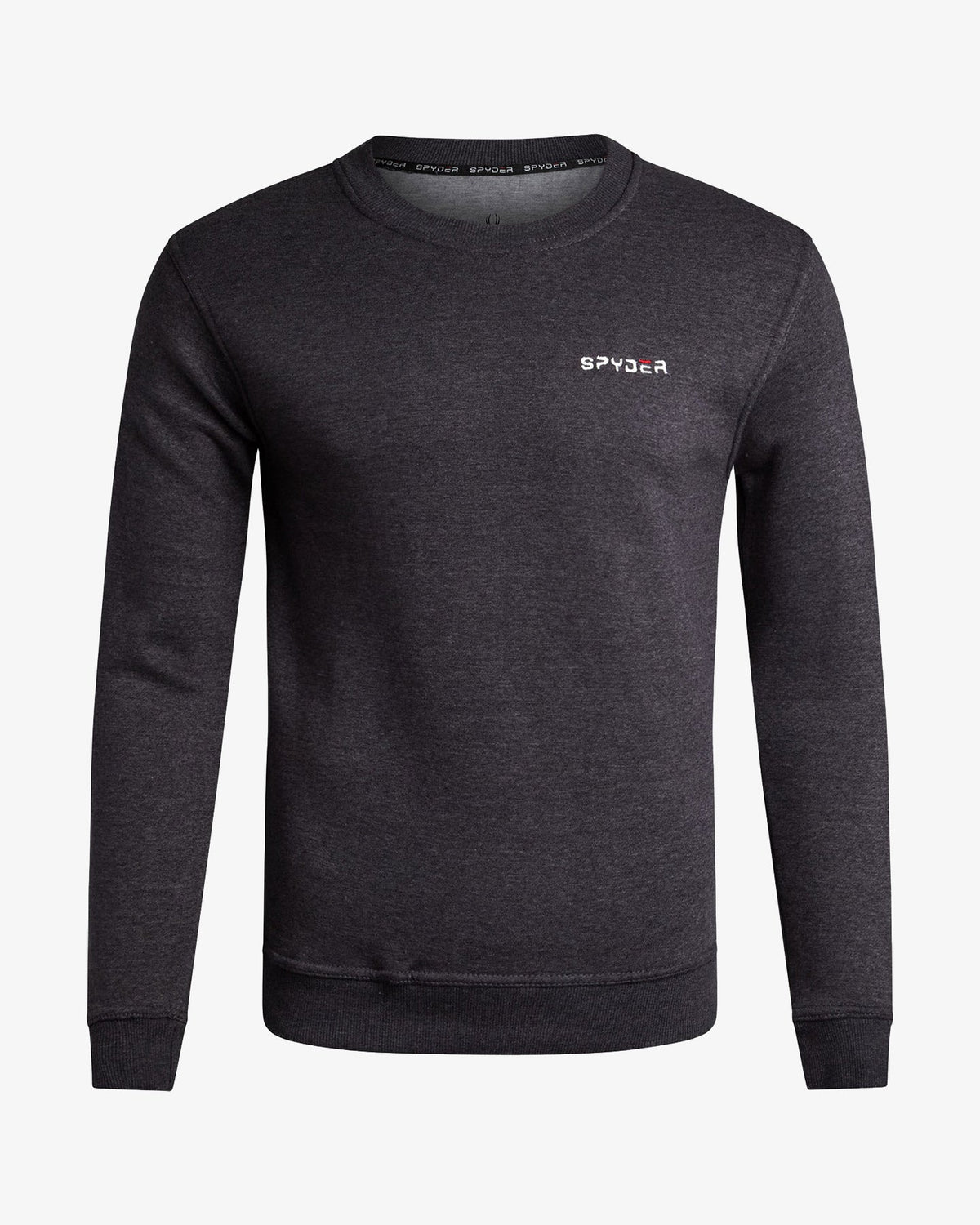 Men's Fleece Crew - Charcoal Heather | Spyder Sweatshirt