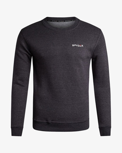 Men's Fleece Crew - Charcoal Heather | Spyder Sweatshirt