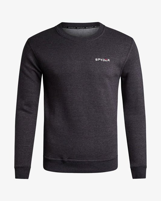 Men's Fleece Crew - Charcoal Heather | Spyder Sweatshirt