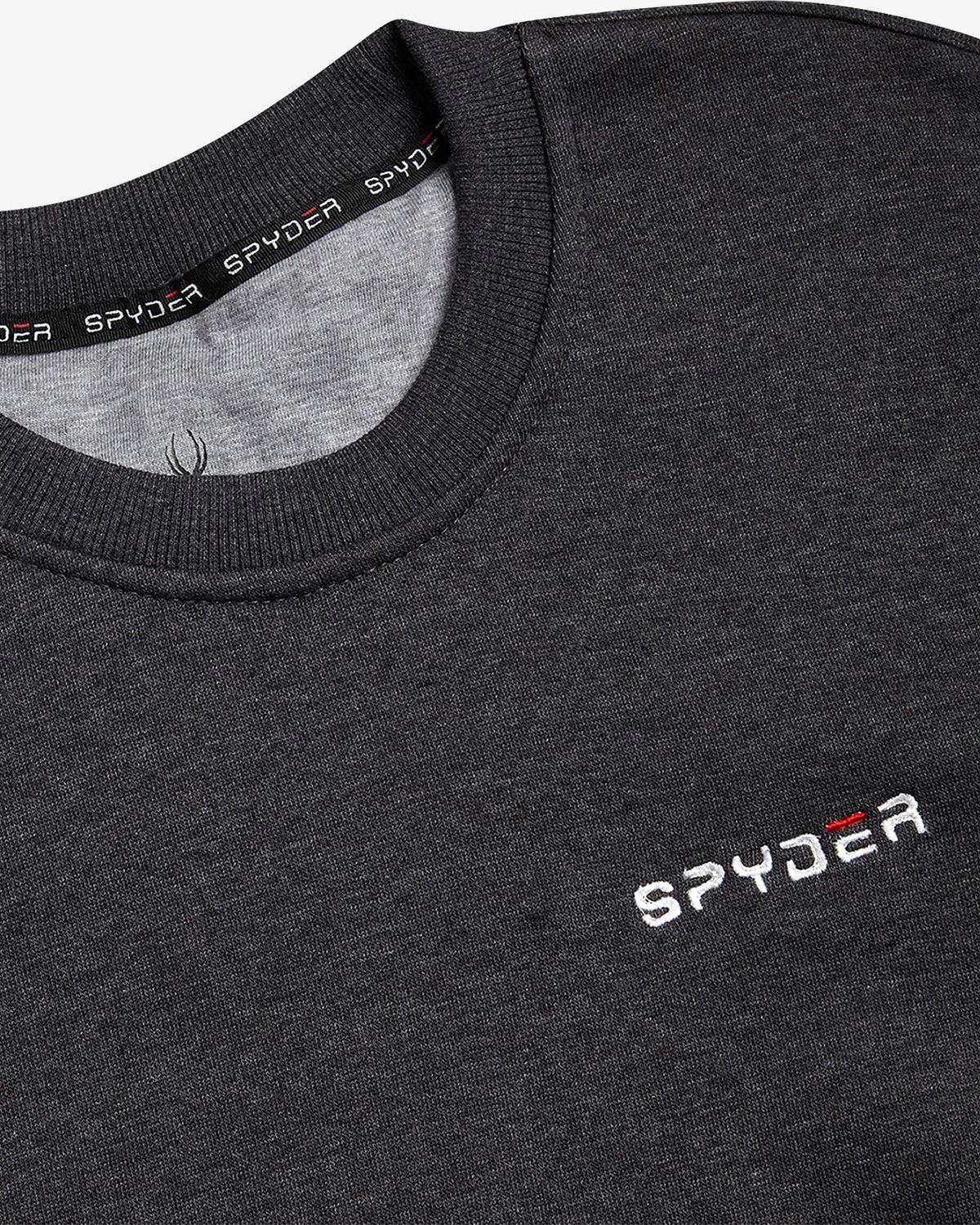 Men's Fleece Crew - Charcoal Heather | Spyder Sweatshirt