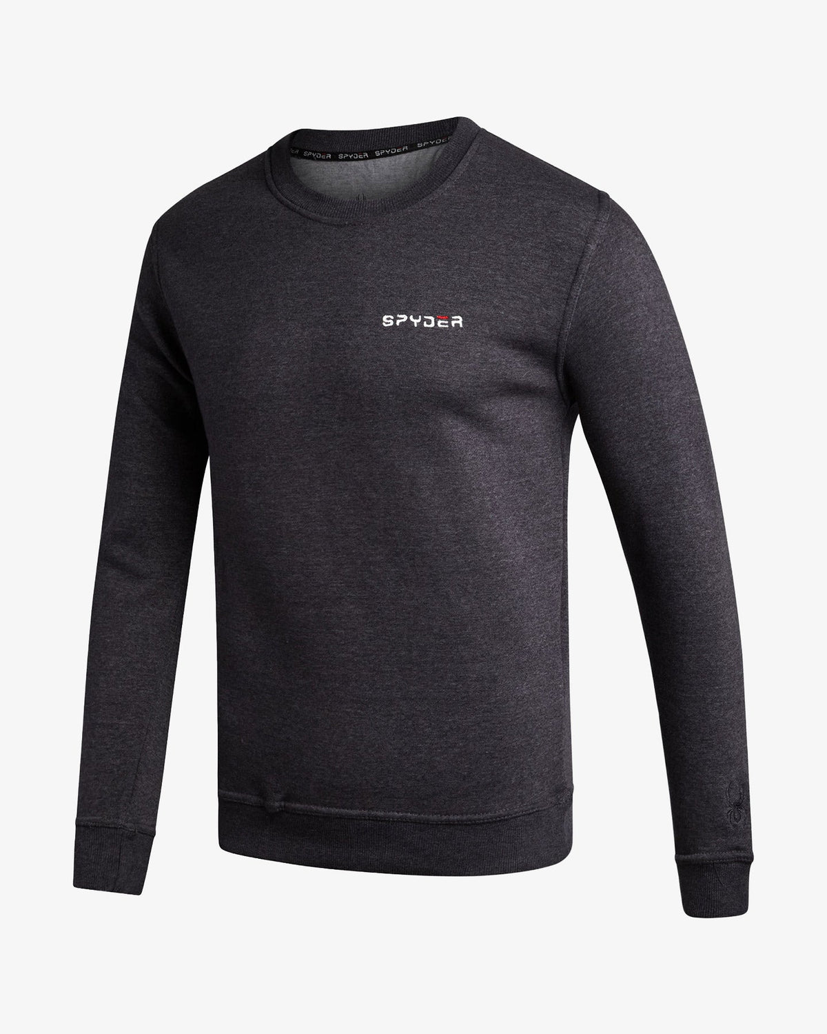 Men's Fleece Crew - Charcoal Heather | Spyder Sweatshirt