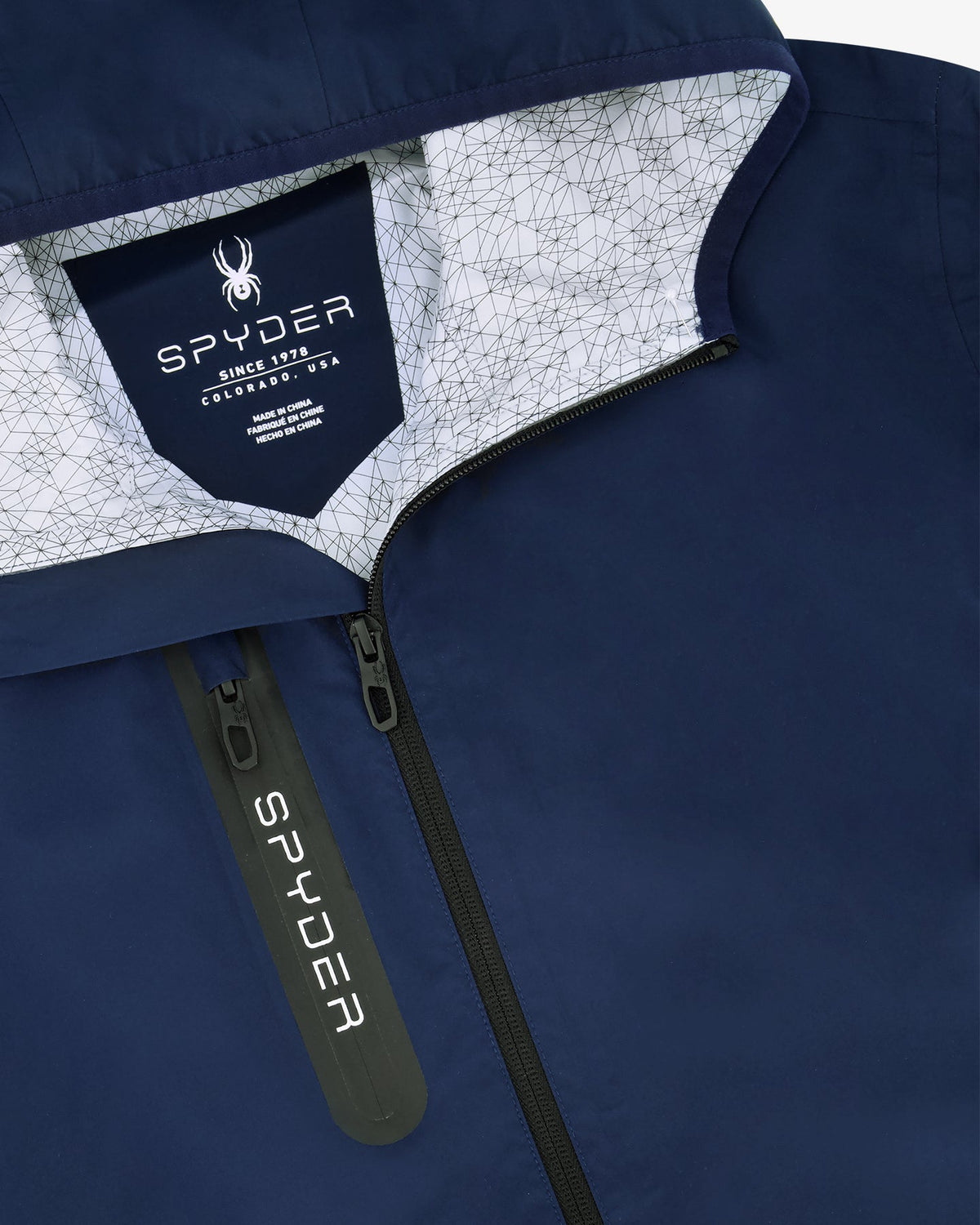 Men's Mountain Mist Rain Jacket - Dark Navy | Spyder Jackets