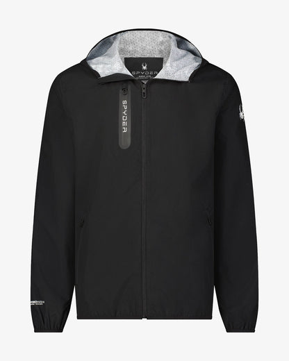 Men's Mountain Mist Rain Jacket - Black | Spyder Jackets