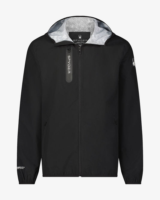 Men's Mountain Mist Rain Jacket - Black | Spyder Jackets